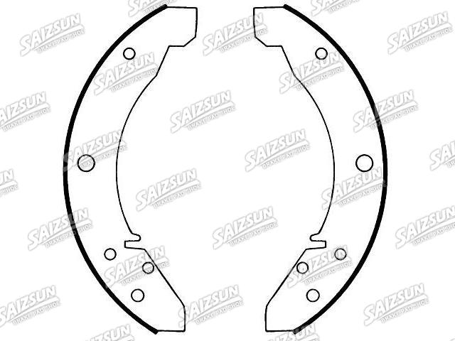 Zapata de freno Brake Shoe Set:167-882