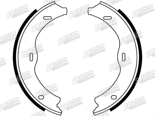 Zapata de freno Brake Shoe Set:221 420 06 20