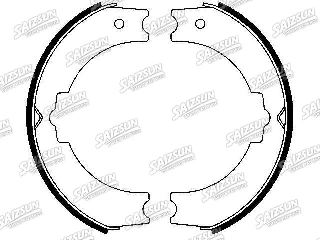Zapata de freno Brake Shoe Set:A23722G501