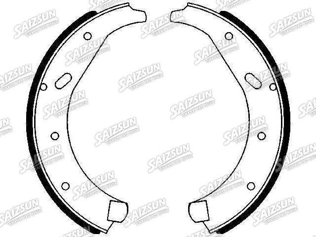 Zapata de freno Brake Shoe Set:1658237C92