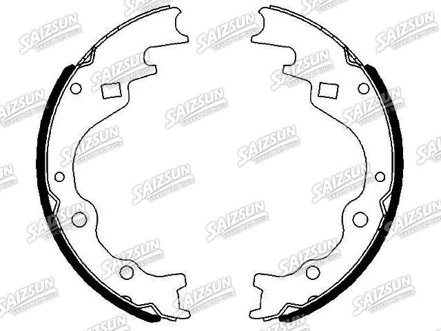 Zapata de freno Brake Shoe Set:0K79A-26-38Z