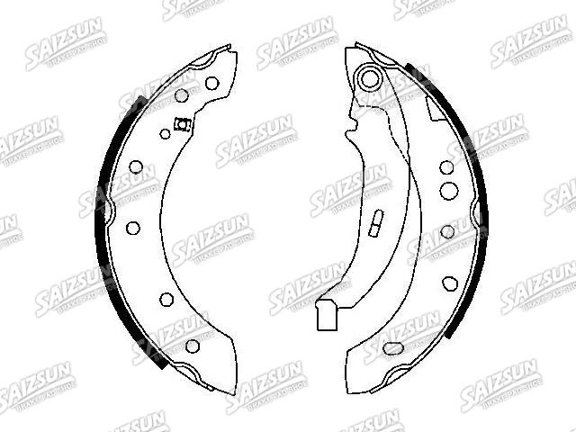 Zapata de freno Brake Shoe Set:4241.L5