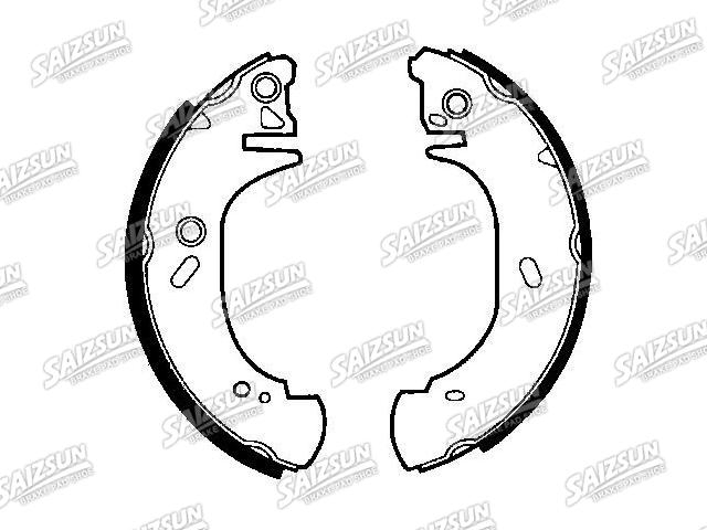 Zapata de freno Brake Shoe Set:1 014 317