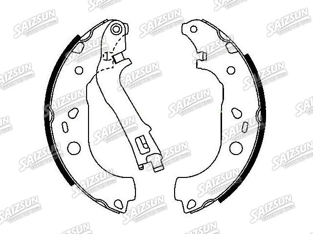 Zapata de freno Brake Shoe Set:77362756