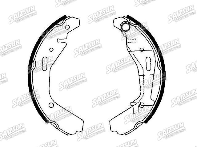 Zapata de freno Brake Shoe Set:53200-84E00