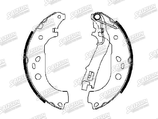 Zapata de freno Brake Shoe Set:4241.N8