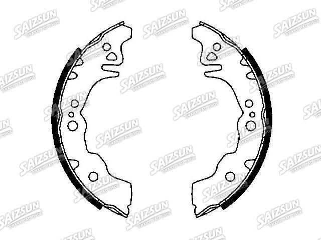 Zapata de freno Brake Shoe Set:04495-B1030