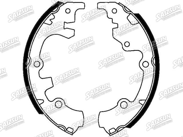 Zapata de freno Brake Shoe Set:2S65-2200-BA