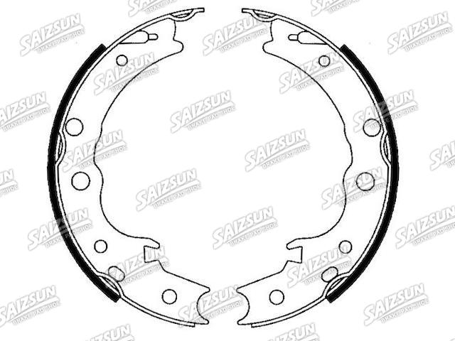 Zapata de freno Brake Shoe Set:SU003-00637