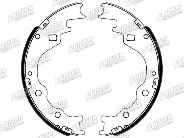 Zapata de freno Brake Shoe Set:58305-4FA10