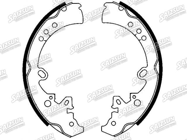 Zapata de freno Brake Shoe Set:04495-0K050