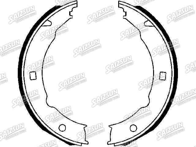Zapata de freno Brake Shoe Set:A132J6046F