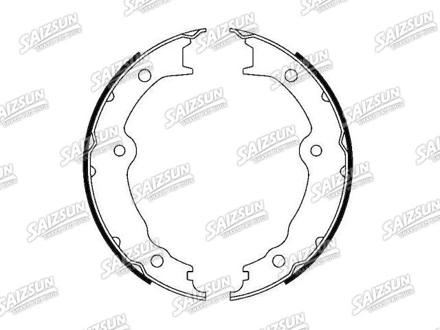 Zapata de freno Brake Shoe Set:46530-30040