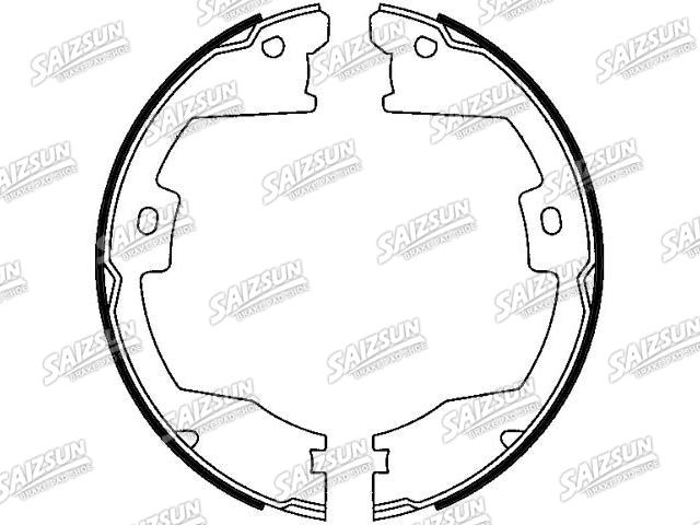 Zapata de freno Brake Shoe Set:DC3Z-2648-A