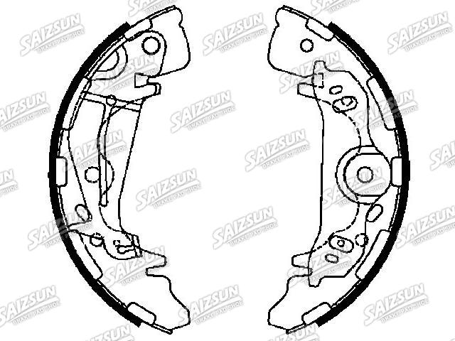Zapata de freno Brake Shoe Set:58305-4AA30
