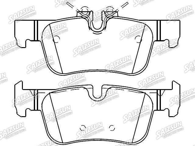 Pastillas de freno Brake Pad Set:34 21 6 859 917