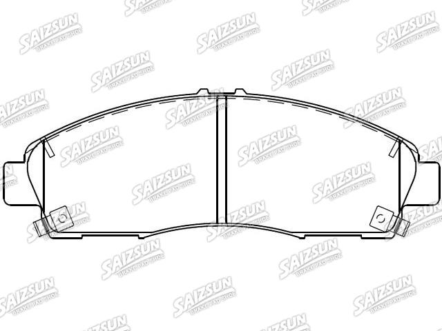 Pastillas de freno Brake Pad Set:45022-TY3-A01
