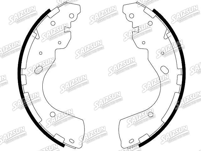 Zapata de freno Brake Shoe Set:MAB31-2200-BA