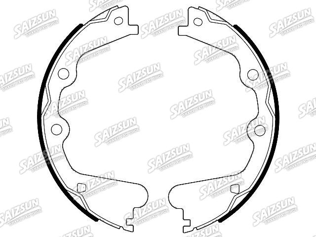 Zapata de freno Brake Shoe Set:22937747