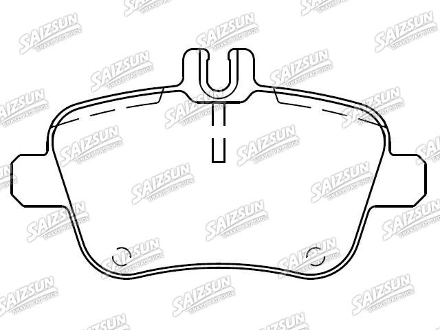 Pastillas de freno Brake Pad Set:006 420 23 20