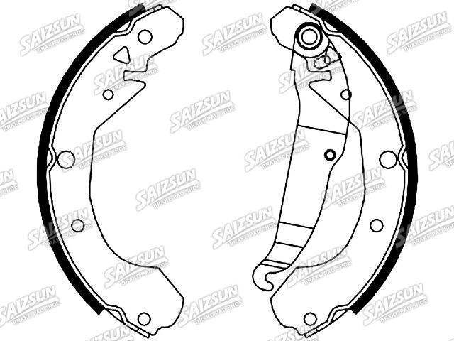Zapata de freno Brake Shoe Set:96298282