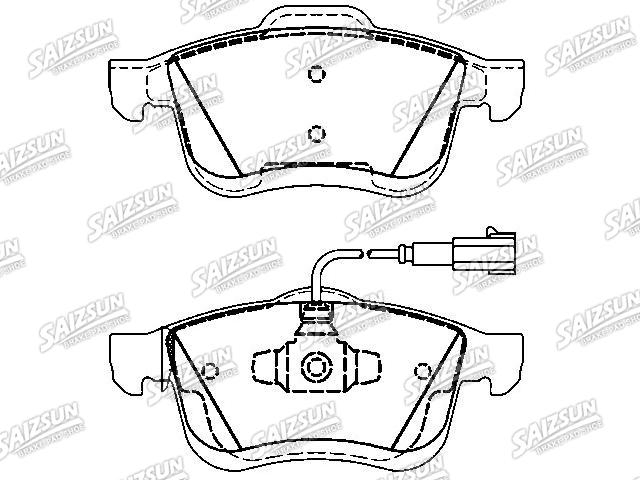 Pastillas de freno Brake Pad Set:77364929