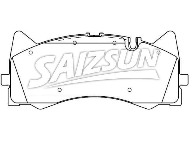Pastillas de freno Brake Pad Set:000 420 47 00