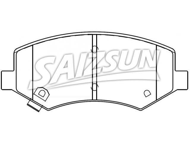 Pastillas de freno Brake Pad Set:D1033-SN100-C2