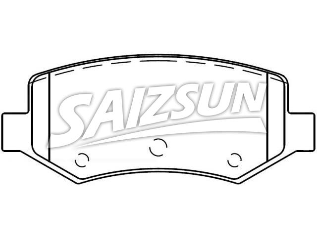 Pastillas de freno Brake Pad Set:D4033-SN102-C2