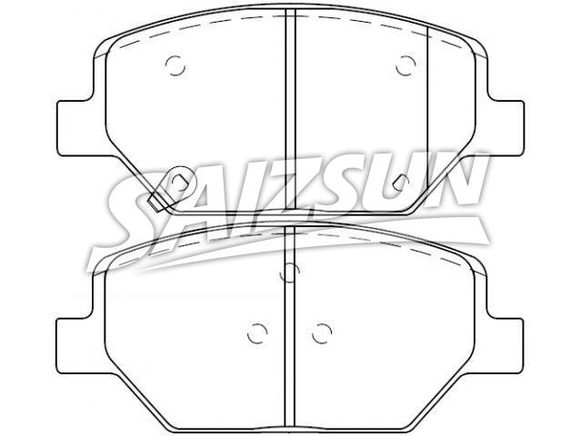 Pastillas de freno Brake Pad Set:23145358