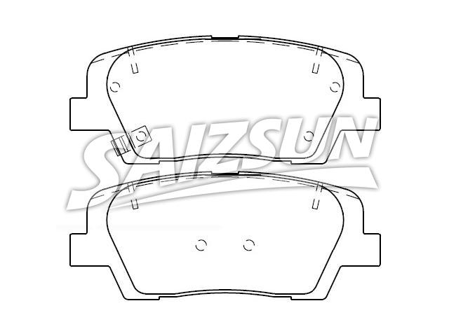 Pastillas de freno Brake Pad Set:58302-2WA30