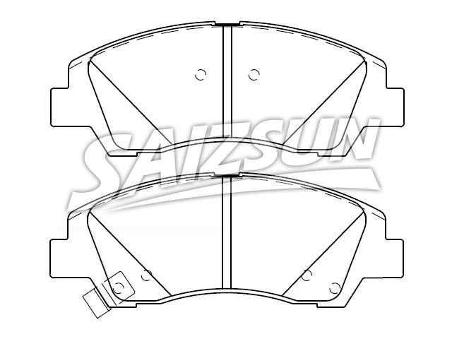 Pastillas de freno Brake Pad Set:58101-B9A70