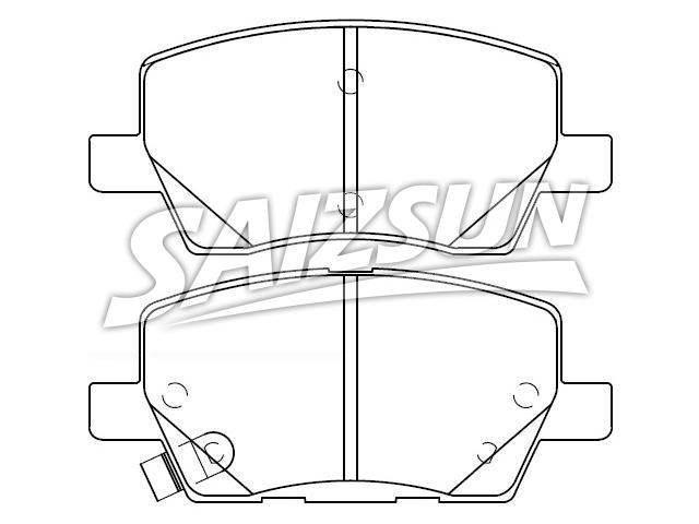 Pastillas de freno Brake Pad Set:13435686