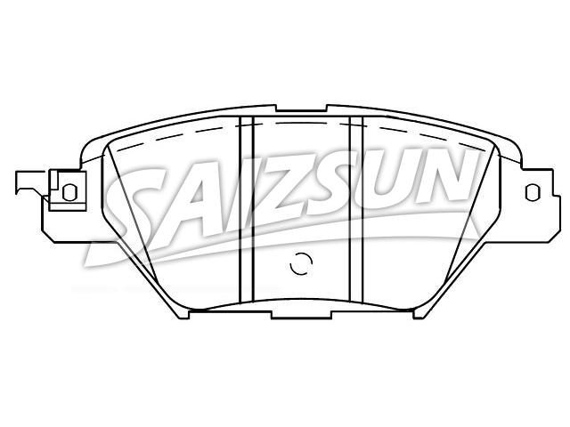 Pastillas de freno Brake Pad Set:TKY8-26-48ZA