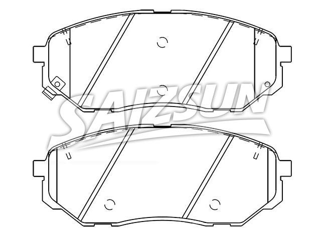 Pastillas de freno Brake Pad Set:58101-C5A00
