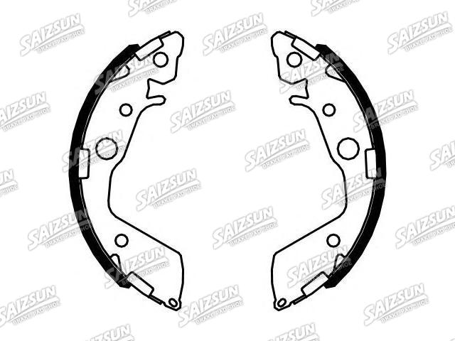 Zapata de freno Brake Shoe Set:43153-SEL-003