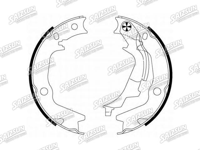 Zapata de freno Brake Shoe Set:58350-1JA30