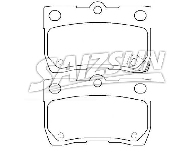 Pastillas de freno Brake Pad Set:04466-30210