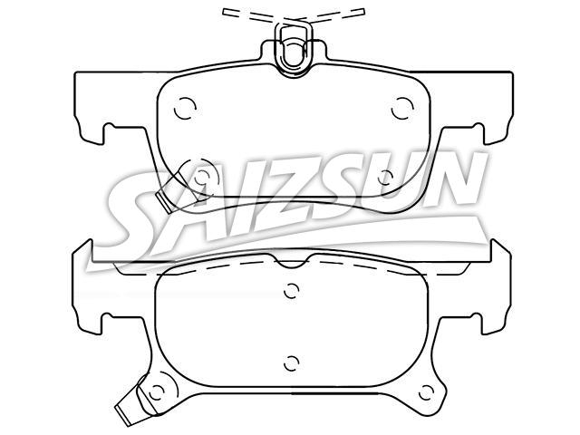 Pastillas de freno Brake Pad Set:23145351