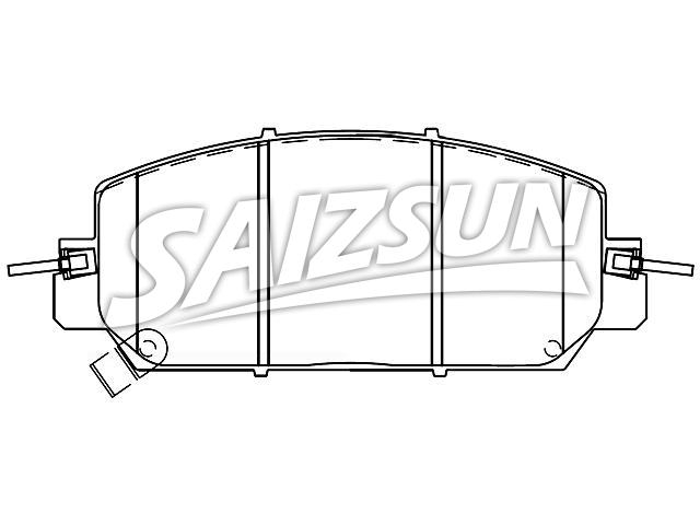 Pastillas de freno Brake Pad Set:45022-TLA-A01