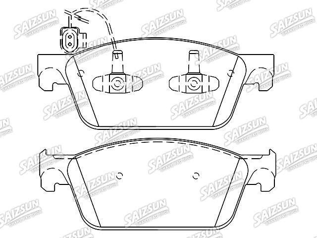 Pastillas de freno Brake Pad Set:7E0 698 151