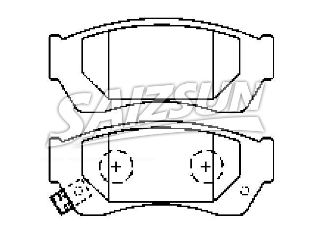 Pastillas de freno Brake Pad Set:CV80971301