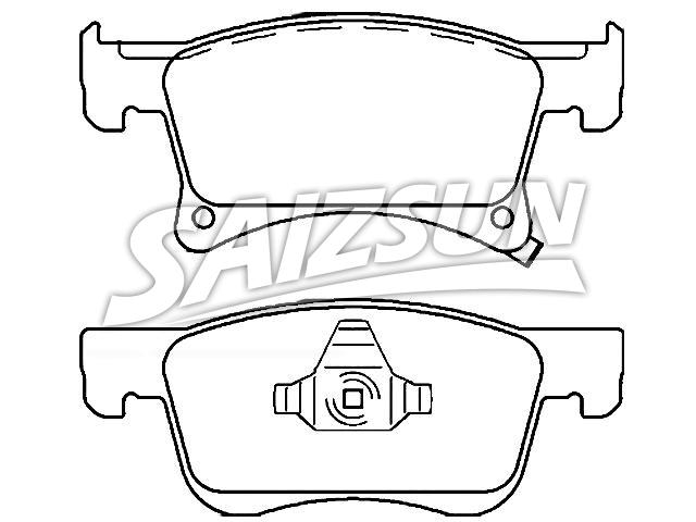 Pastillas de freno Brake Pad Set:95517029