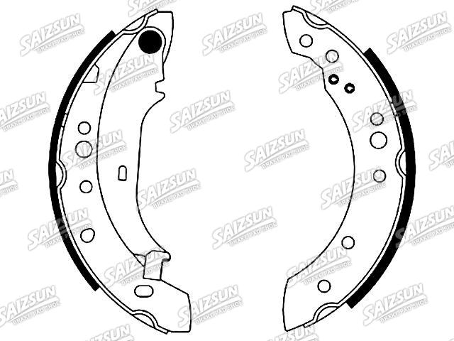Zapata de freno Brake Shoe Set:77 01 209 591