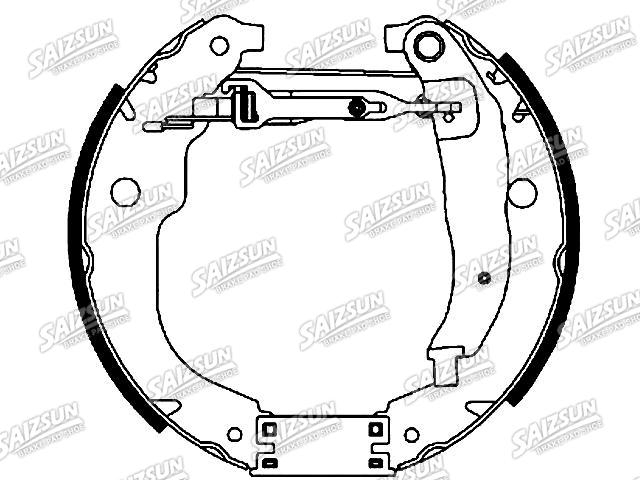 Zapata de freno Brake Shoe Set:4242.19