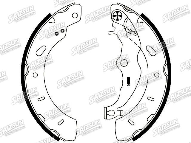 Zapata de freno Brake Shoe Set:1821037