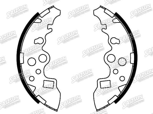 Zapata de freno Brake Shoe Set:S4YK-26-38ZA