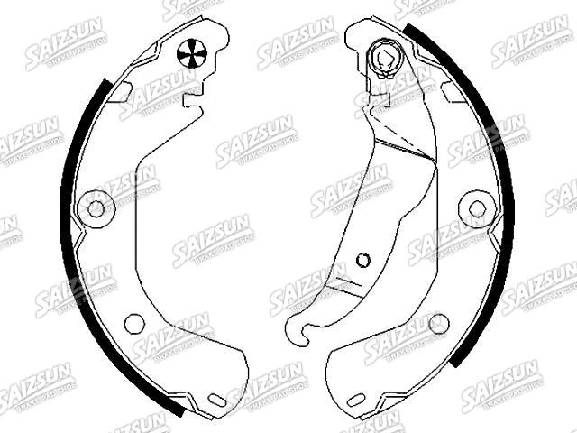Zapata de freno Brake Shoe Set:95145057