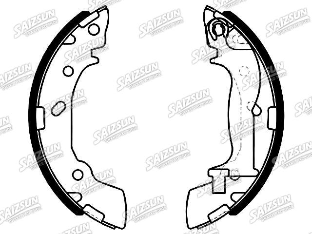 Zapata de freno Brake Shoe Set:AB35020208