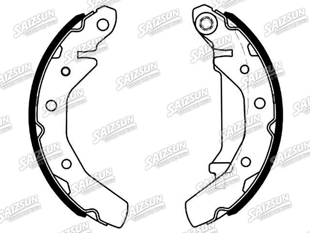 Zapata de freno Brake Shoe Set:CV60610200